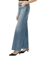 Silver Jeans Co. Women's Suki Mid Rise Curvy Fit Wide