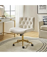 Hulala Home Sinclair Modern Office Chair with Sgs International Certified Stainless Steel Gas Spring
