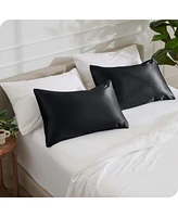 Satin Envelope Closure Pillowcase Set