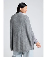 Eloquii Women's Plus Size Cape Cardigan