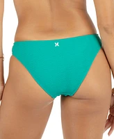 Hurley Juniors' Wave Srunch Moderate Bikini Bottoms