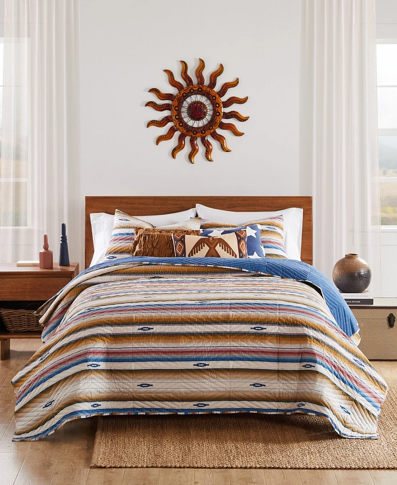 Greenland Home Fashions Painted Desert Southwestern 3-Pc. Quilt Set