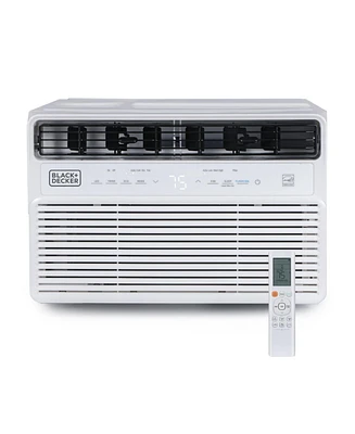 Black+Decker 8,000 Btu Inverter Window Air Conditioner Units for Up To 350 Sq. Ft., Energy Star Rated with Remote Control