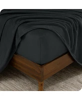 Bare Home Micro plush Fleece Queen Sheet Set