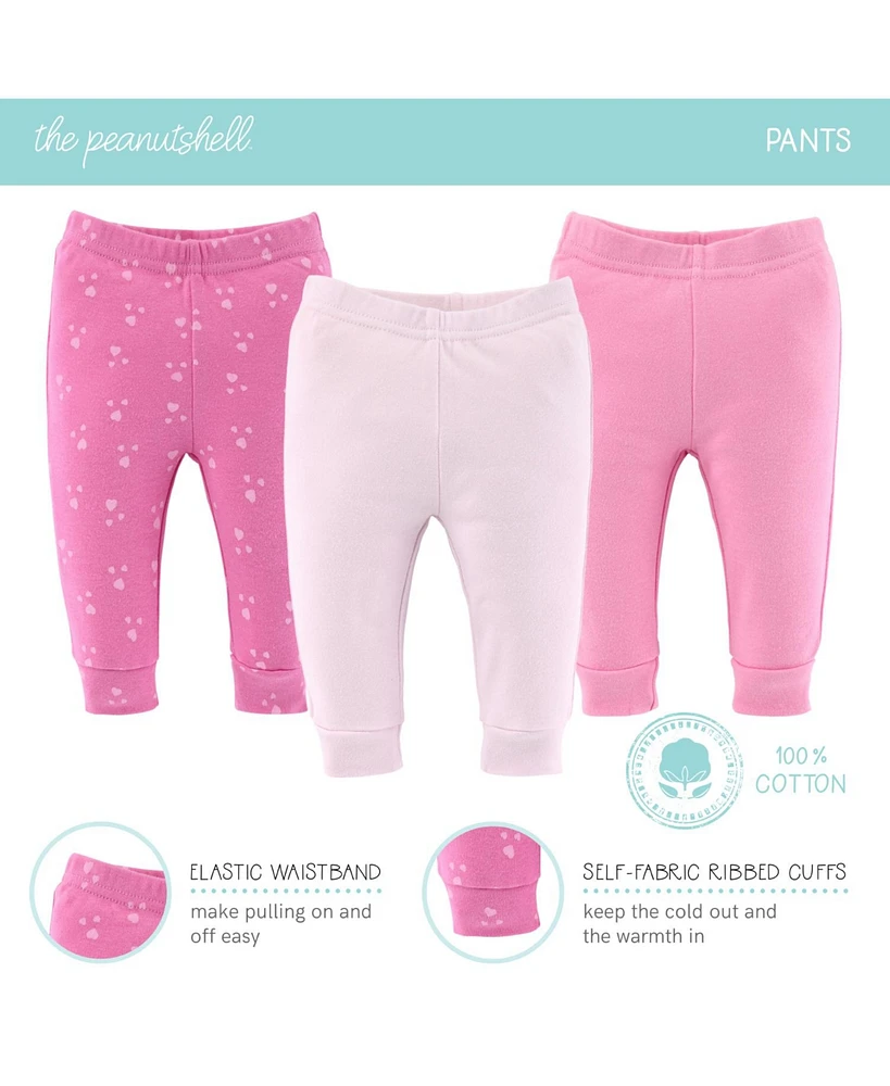 The Peanutshell Baby Girls Layette Gift Set Girls, Pretty Pink, 16 Essential Pieces