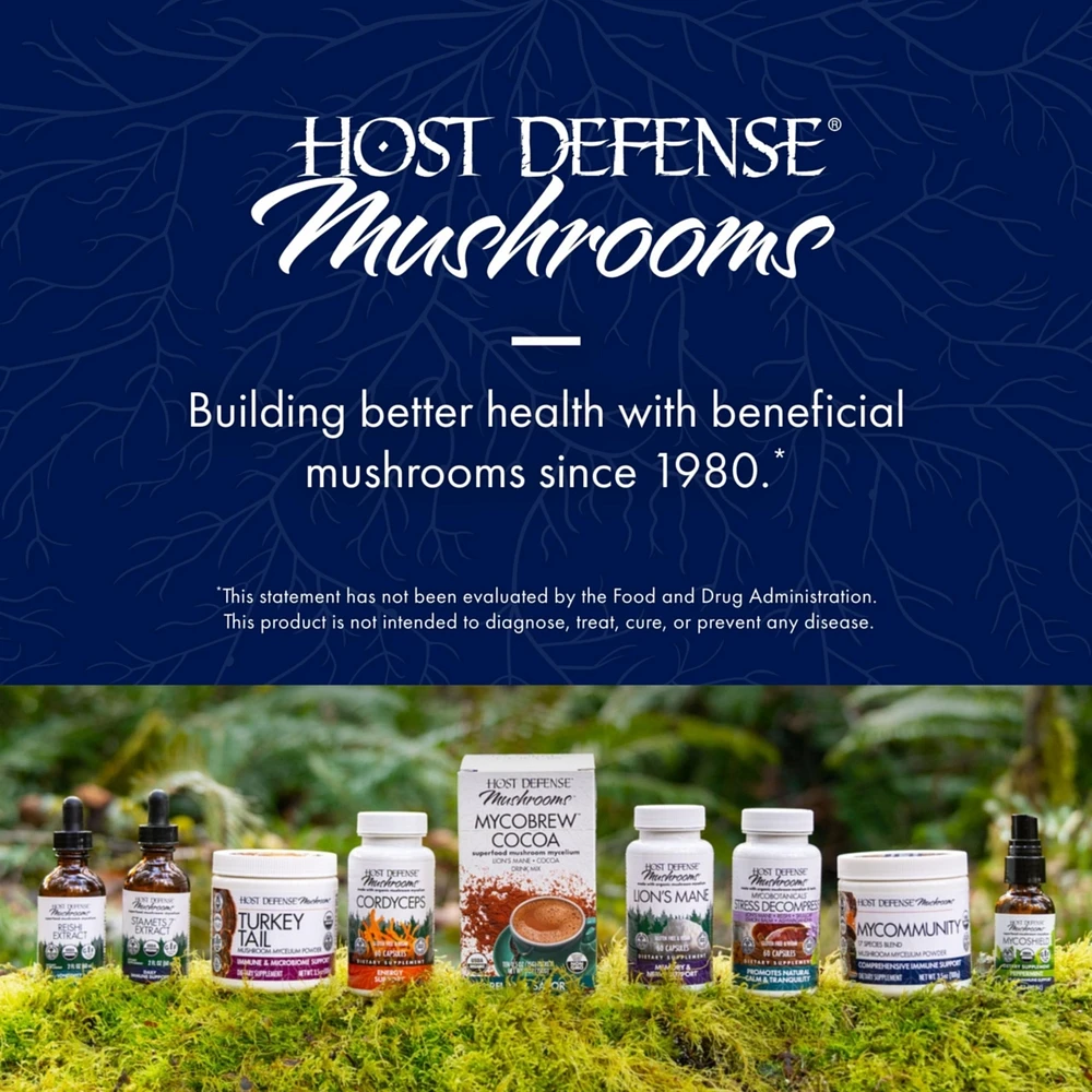 Host Defense MycoShield Throat Spray - Immune Health Support - Dietary Mushroom Supplement with Chaga, Reishi, Turkey Tail & More