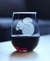 Bevvee Squirrel Stemless Wine Glass