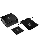 Philipp Plein Enigma Crystal Skull Stud Earrings in Stainless Steel
