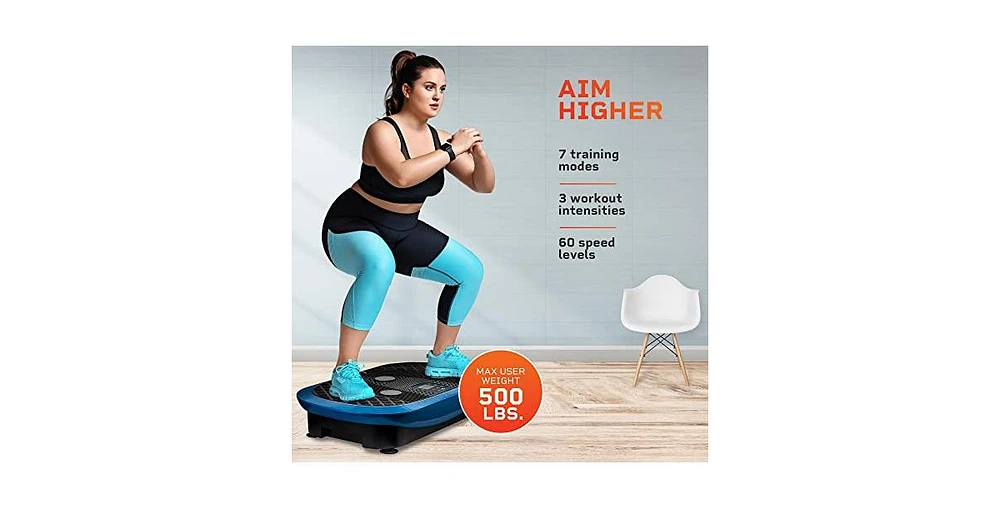 LifePro Rumblex Plus 4D Vibration Plate – Triple Motor Oscillation & 3D/4D Motion for Weight Loss