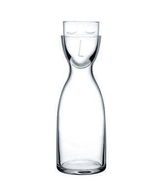 Nude Glass Mr. & Mrs. Night Carafe, Tall