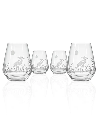 Rolf Glass Heron Stemless Wine Tumbler 18oz