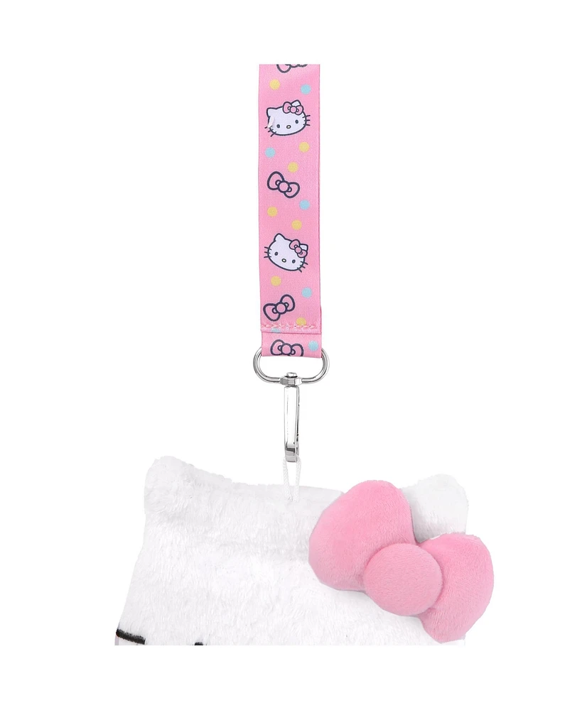 Hello Kitty Sanrio Coin Purse Id Holder Travel Lanyard