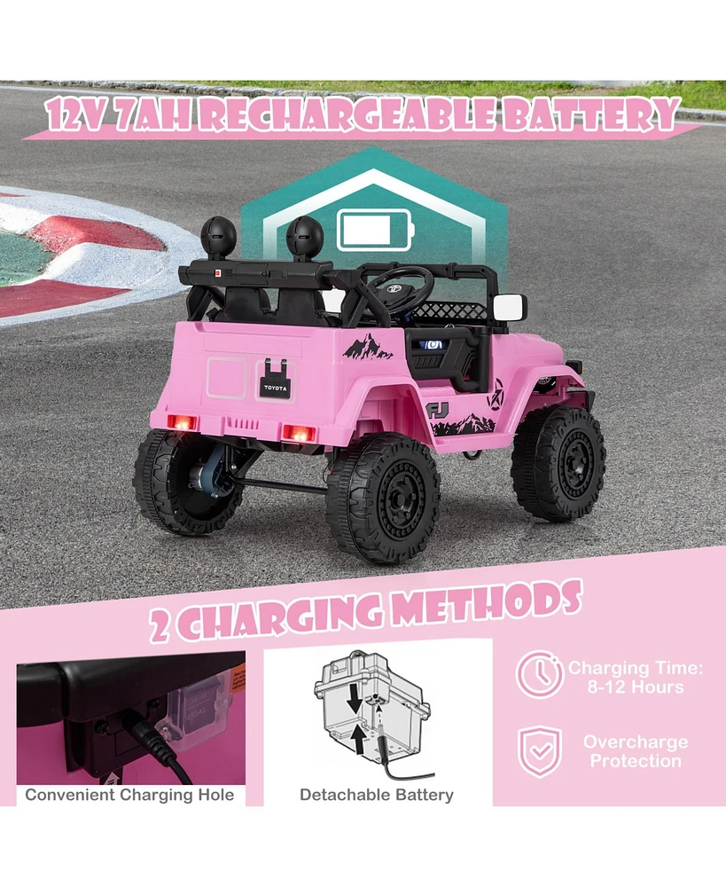 Hongge 12V 7Ah Licensed Toyota Fj Cruiser Electric Car with Remote Control