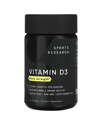 Sports Research Vitamin D3 Extra Strength 125 mcg (5 000 Iu