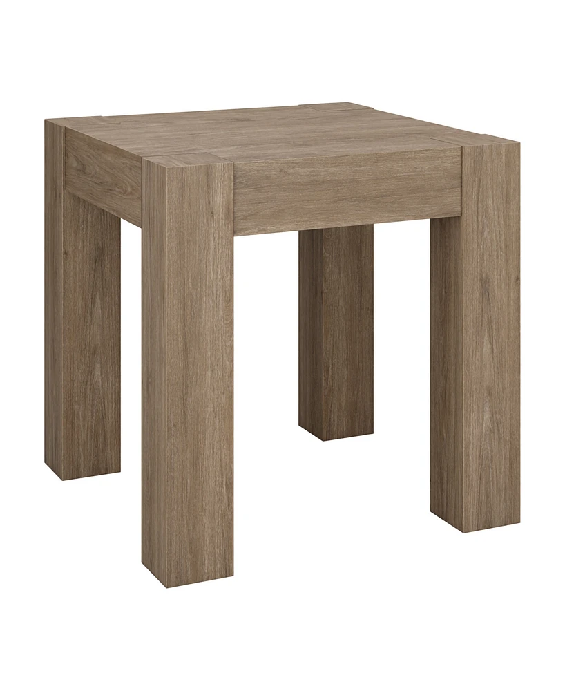 Hudson & Canal 22" Langston Wide Square Side Table