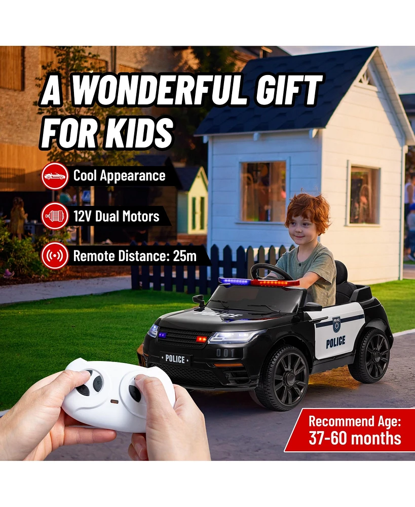 Qaba 12V Kids Ride on Car w/ Remote Control,