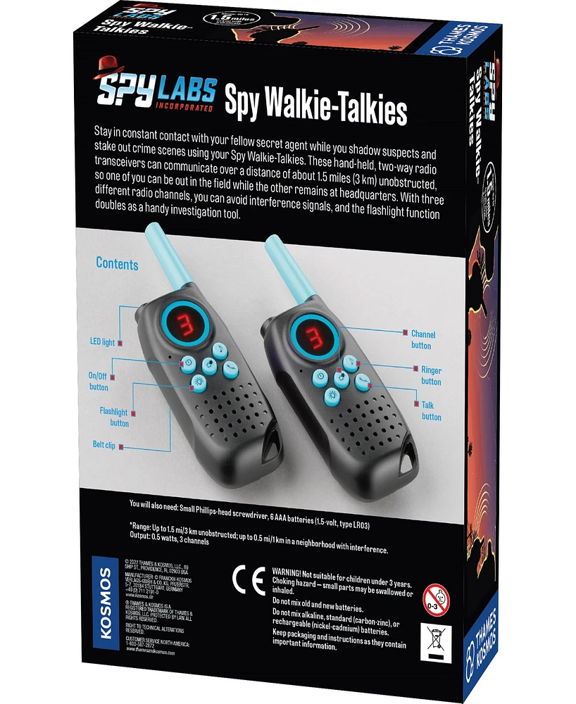 Thames & Kosmos Spy Labs: Spy Walkie-Talkies Investigation Kit