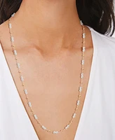 Macy's Gold-Plated Clear Crystal Necklace