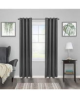 Kenney Bronn Industrial 3/4" Decorative Curtain Rod for Room Darkening