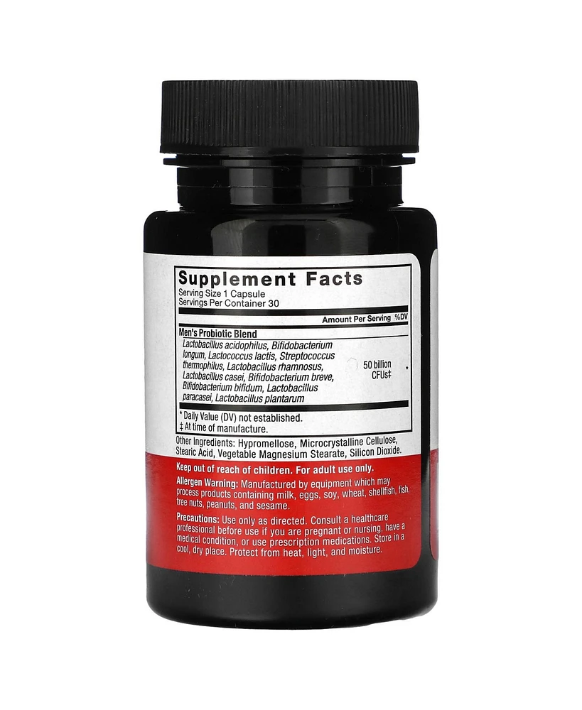 Force Factor Men's Probiotic 50 Billion CFUs