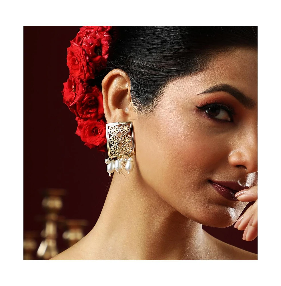 Sohi Women's The Nadira Drop Earrings