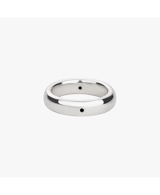 Sterling Silver Lenore Polished Band Ring Size 6 – Sleek Summer Ring, Minimalist Style, Everyday Elegance