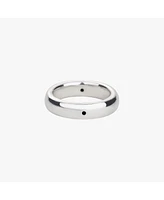 Sterling Silver Lenore Polished Band Ring Size 6 – Sleek Summer Ring, Minimalist Style, Everyday Elegance