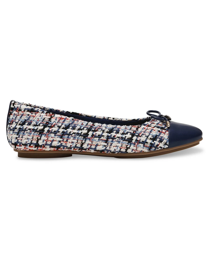 Anne Klein Women's Luci Cap Toe Ballet Flats