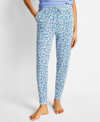 State of Day Printed Jogger Pajama Pants Xs-3X, Created for Macy's