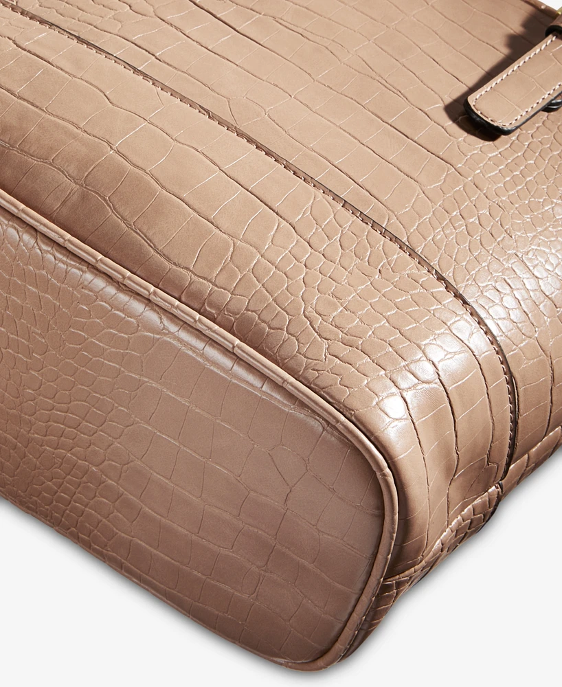 Giani Bernini Croc Medium Tote, Exclusively for Macy's