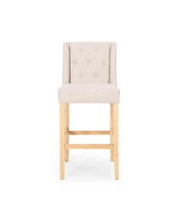 27" Wingback Bar Chairs Set of 2,Counter Stools for Kitchen Island or Home Bar-The Pop