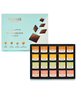 Neuhaus Carre Assorted Crunchy Milk Chocolates, 40 Piece