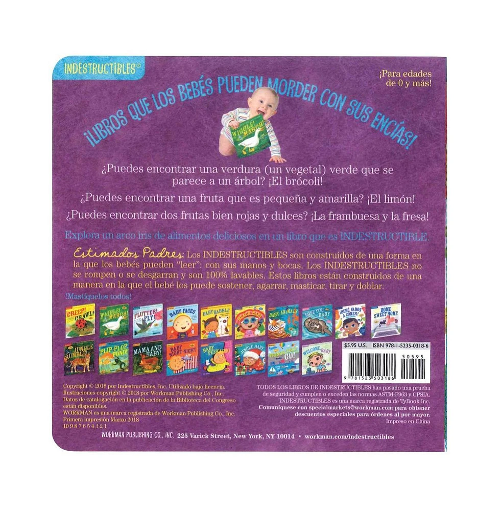 Indestructibles Basic Word Book Set for Infant and Toddlers - Set of 6