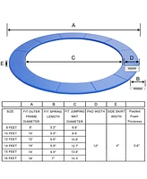 Gymax 10FT Trampoline Replacement Safety Pad Universal Trampoline Cover