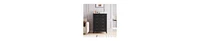 5 Chest Of Drawer Dresser, Modern Tall Nightstand With Deep Drawers And Nickel Round Handle, Wood Organizer Storage Cabinet For Bedroom, Living Room,