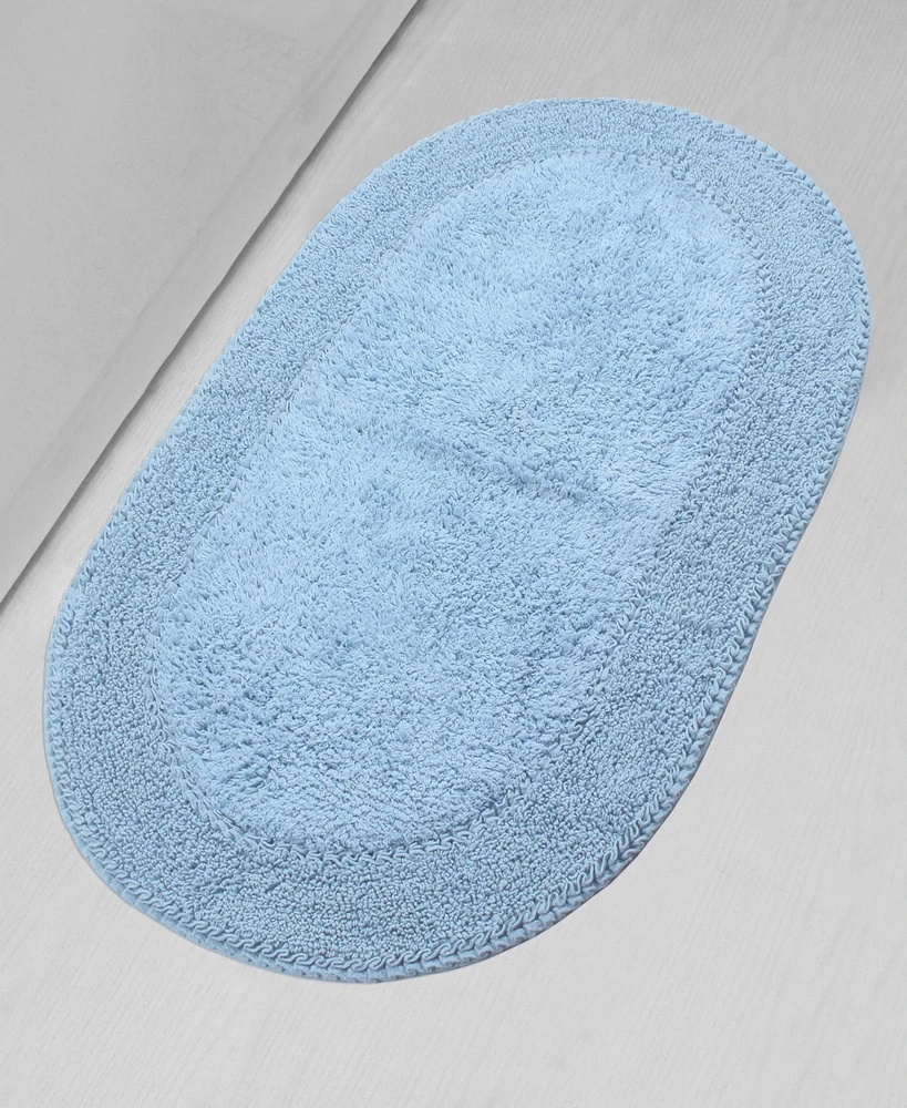 Home Weavers Double Ruffle Bath Rug, 24" x 40"