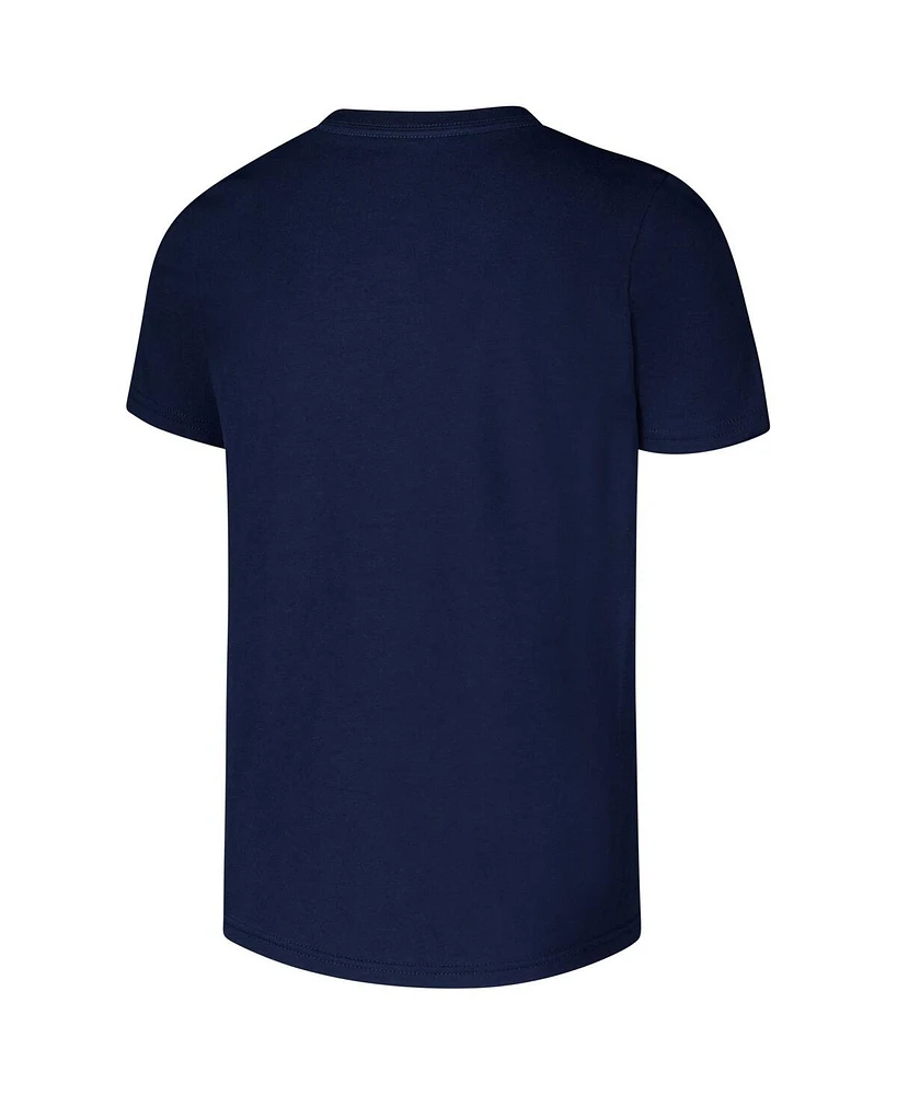 Outerstuff Big Boys and Girls Caitlin Clark Navy Indiana Fever Jam Player T-Shirt