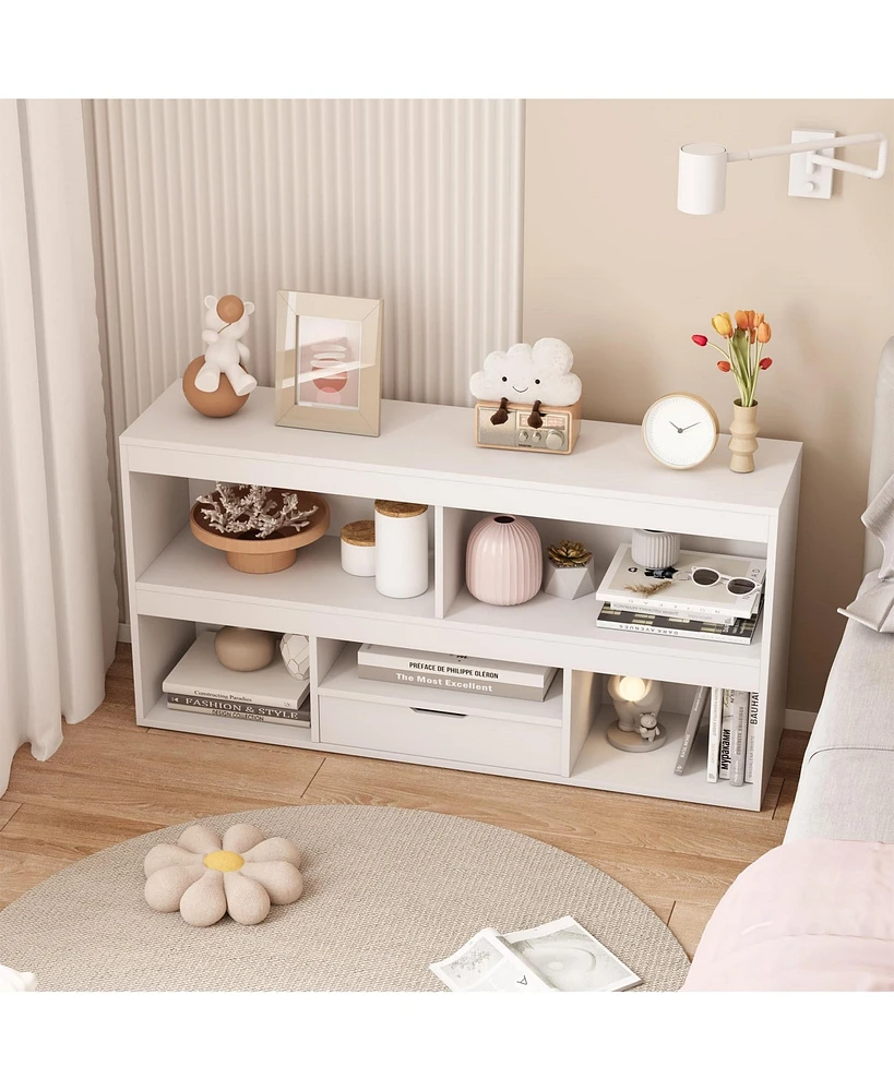 gaomon 5 Cubes Kids Bookshelf with Drawer