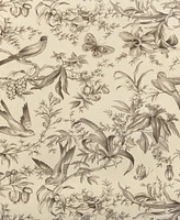 Rose Tree Bird Paradise Decorative Pillow, 18" x 18"