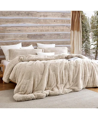 Coma Inducer Oversized Comforter - The Original Plush - White Sand , Full