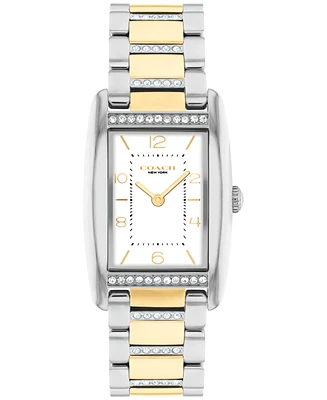 Coach Women's Reese Two-Tone Stainless Steel Bracelet Watch, 24mm x 35mm