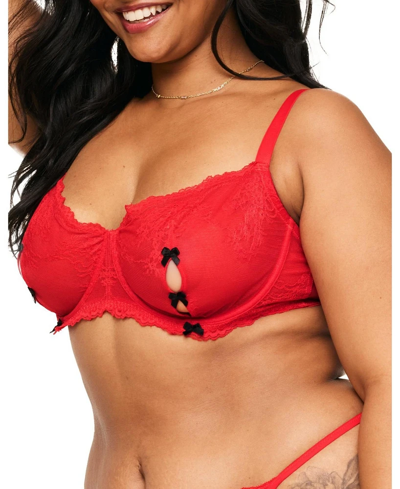 Adore Me Plus Margeaux Unlined Balconette Bra