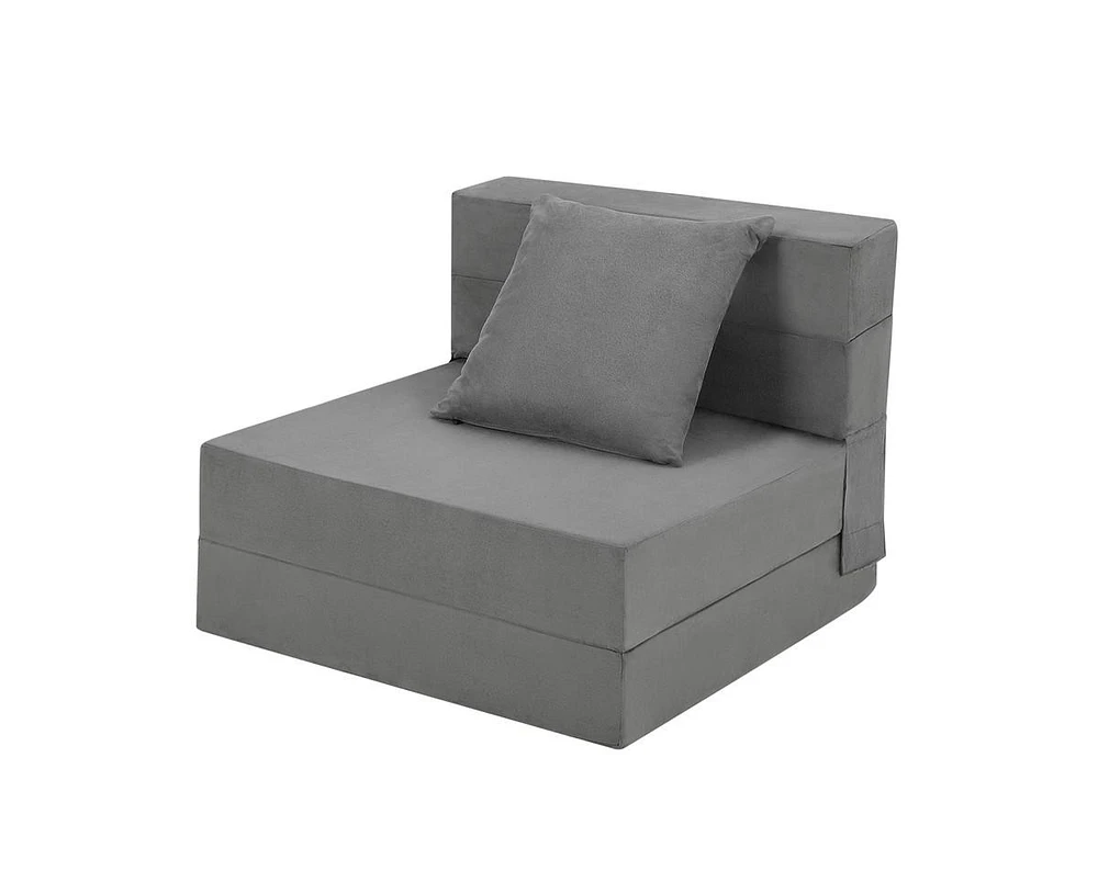gaomon Folding Sofa Bed, Foldable Couch Bed with Pillow, Convertible Sleeper Chair Folding Sofa Mattress