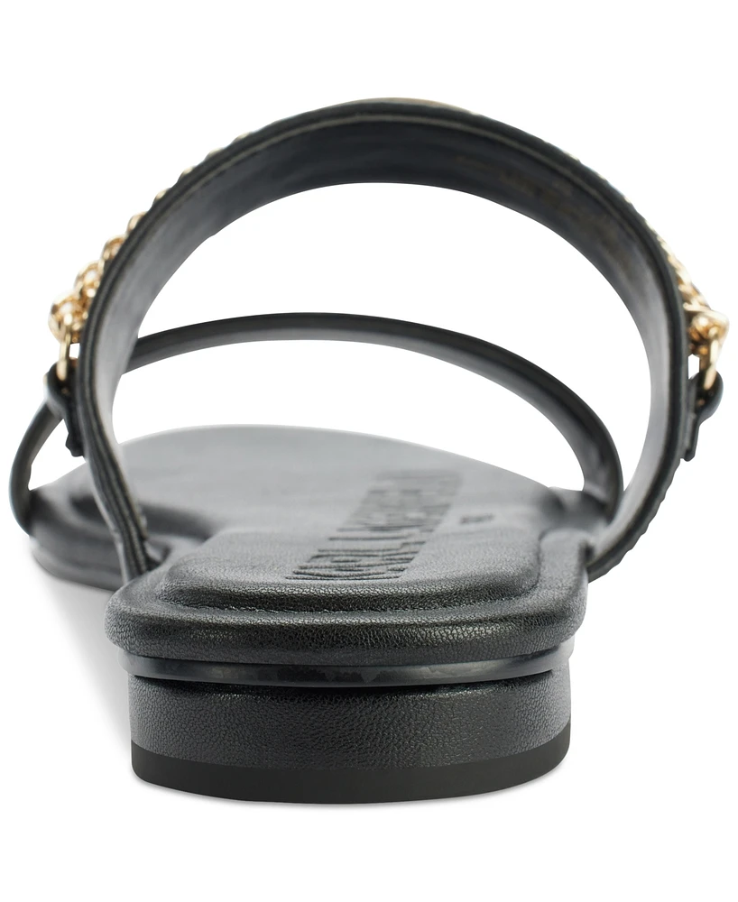 Karl Lagerfeld Paris Women's Canne Flat Sandals