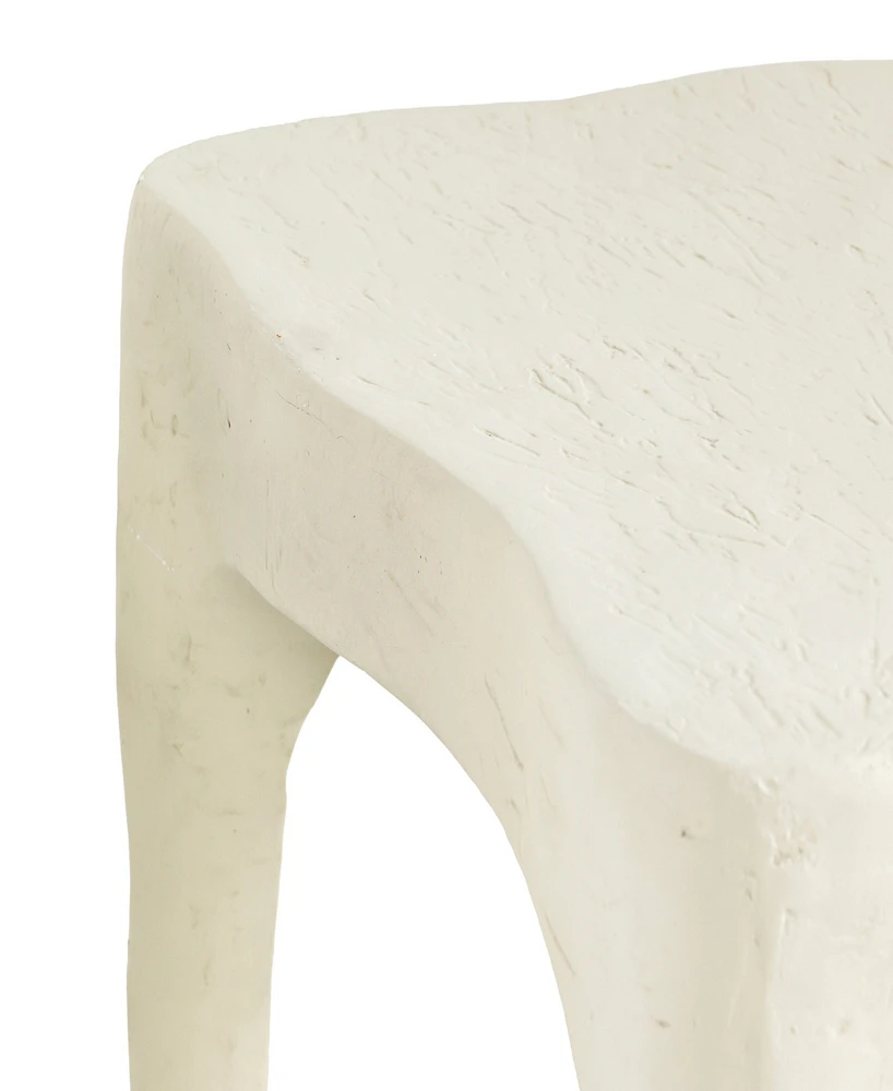 Tov Furniture 15" Textured Fiber Stone Table
