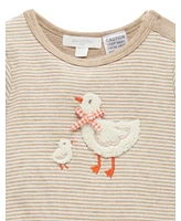 Purebaby Baby Boy and Girl Stripe Coverall