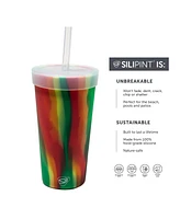 Straw Tumber 22oz: Hibiscus