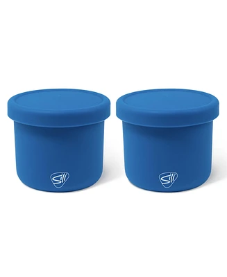 Lidded Bowls 10oz: 2 pk - Deep Pool