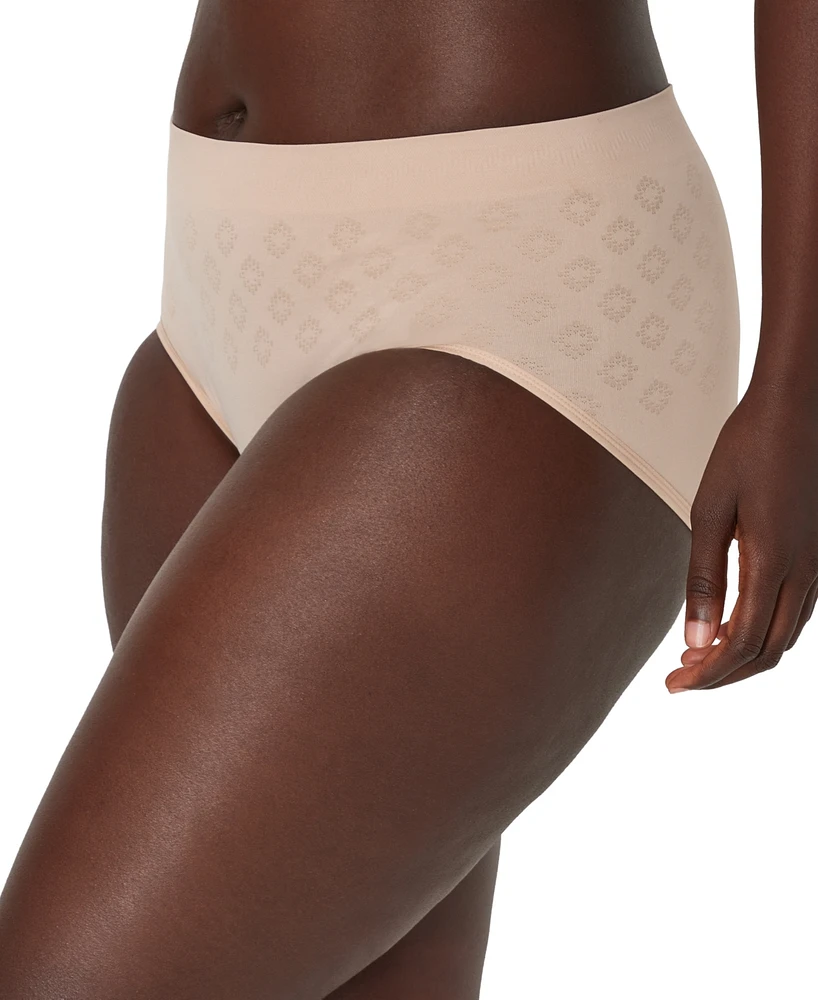 Bali Women's Seamless Light Leak & Period Protection Beautifully Confident Brief Underwear DFSLB1