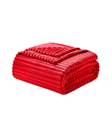 Nestl Cut Plush Lightweight Super Soft Luxury Bed Throw, 50" x 60"
